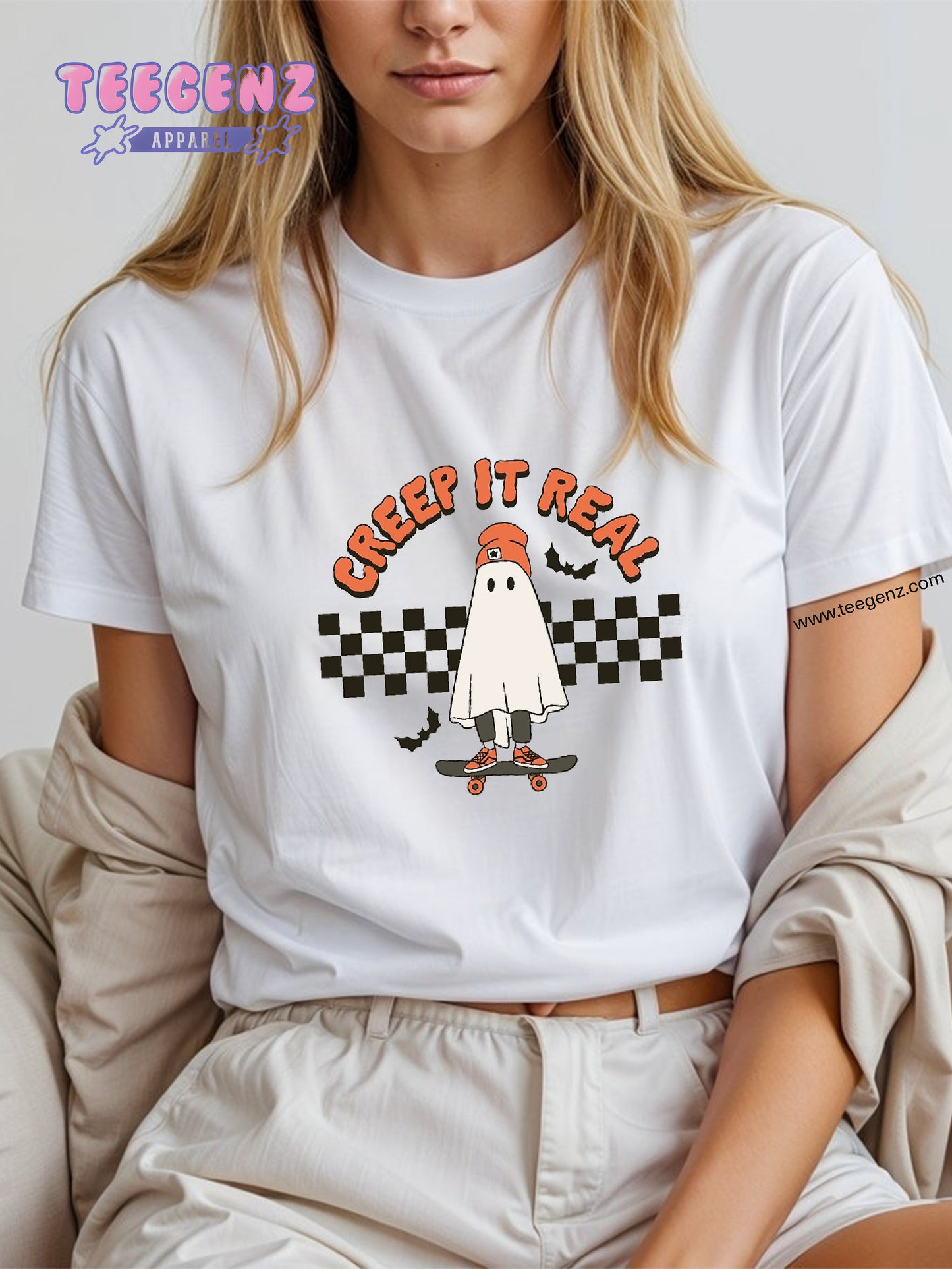 Comfort Colors Creep It Real shirt, Retro Halloween shirt, Halloween Costume, Halloween Sweater, Women Halloween Shirt, Halloween Gift TGPR41
