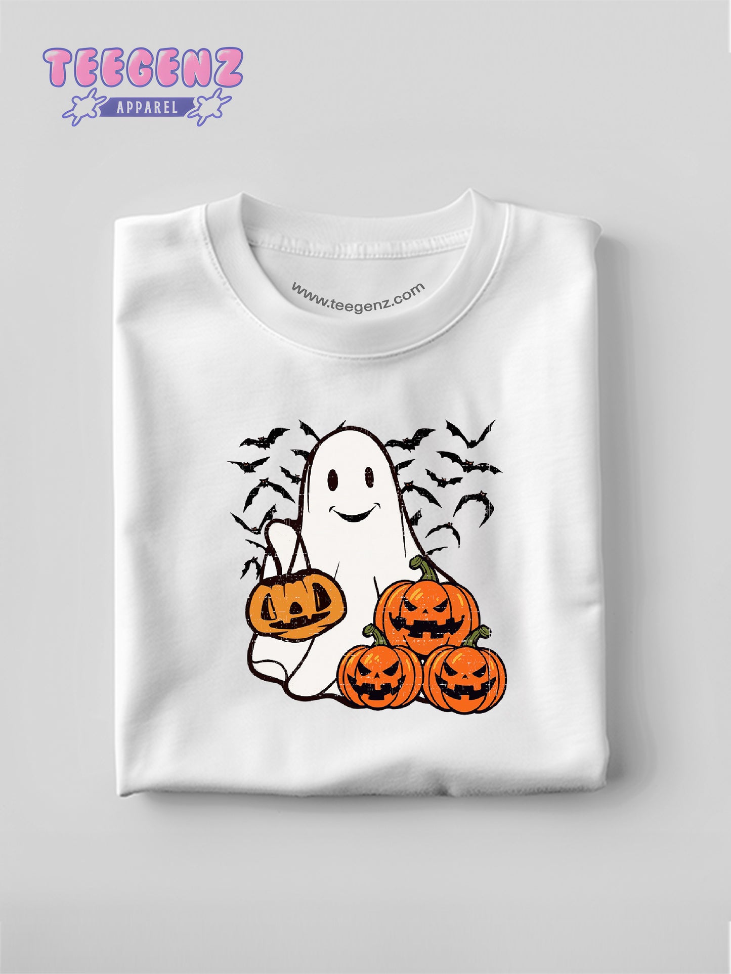 Comfort Colors Ghost Halloween shirt, Womens Halloween Shirt, Halloween Party Shirt, Fall shirt, Halloween Gift, Halloween Costume TGPR43