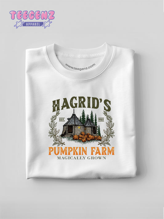 Comfort Colors Hagrid's Pumpkin Patch shirt, Fall shirt, Hagdrid's Pumpkin Farm Shirt, Halloween Tee, Spooky Season, Pumpkin Thanksgiving shirt TGPR44