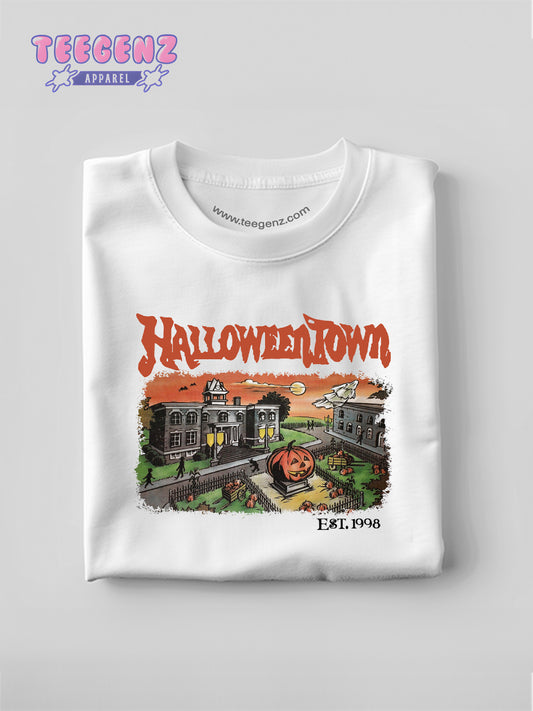 Comfort Colors Halloween town Est 1998 Shirt, Halloween town University, Retro Halloween town Shirt, Fall Sweatshirt, Halloween Shirt TGPR52