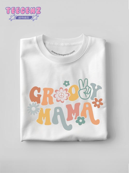 Groovy Mama Shirt, Groovy Shirt, Groovy Tee, Groovy Birthday Party Outfit, Groovy Tee, Hippie Shirt, Groovy Party, Groovy Mom.TGPR03